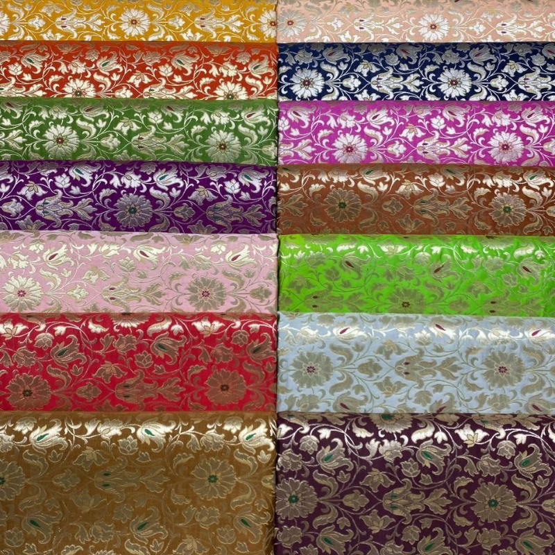 Traditional Banarasi Brocade Saree